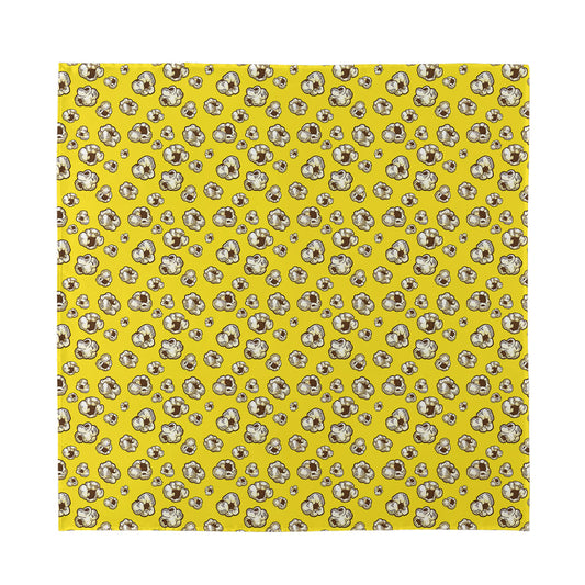 Popcorn Pattern Print Silk Bandana