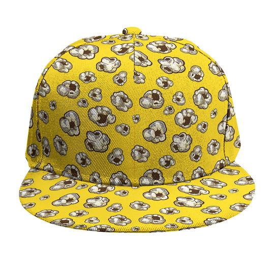 Popcorn Pattern Print Snapback Cap
