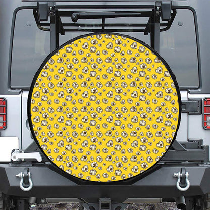 Popcorn Pattern Print Tire Cover
