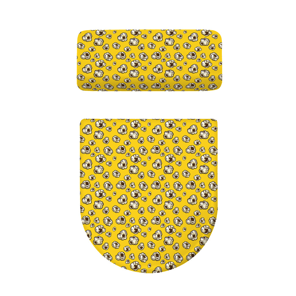 Popcorn Pattern Print Toilet Lid And Tank Cover Set