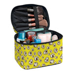 Popcorn Pattern Print Travel Makeup Bag