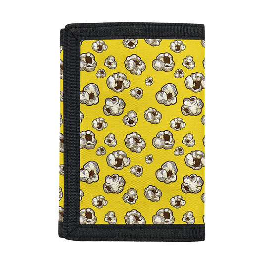 Popcorn Pattern Print Trifold Wallet