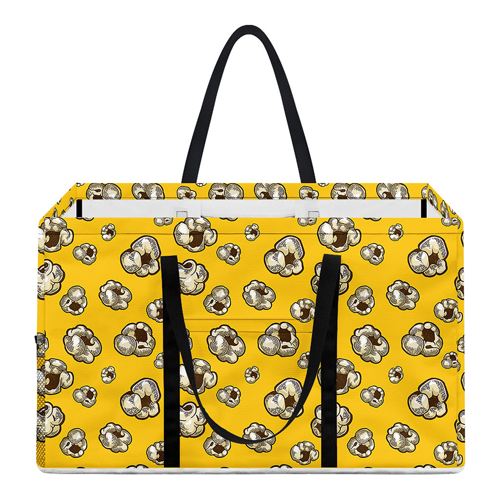 Popcorn Pattern Print Utility Tote Bag