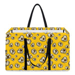 Popcorn Pattern Print Utility Tote Bag