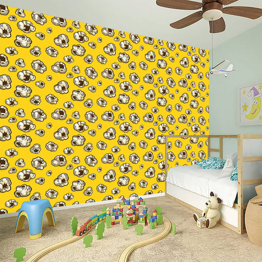 Popcorn Pattern Print Wall Sticker
