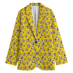Popcorn Pattern Print Women's Blazer