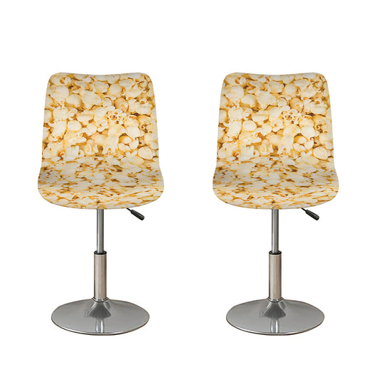 Popcorn Print Bar Stool Covers