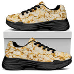Popcorn Print Black Chunky Shoes