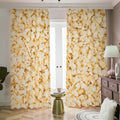 Popcorn Print Dimout Pencil Pleat Curtains