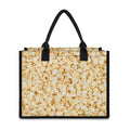 Popcorn Print Canvas Tote Bag