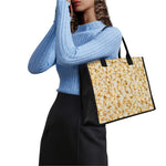 Popcorn Print Canvas Tote Bag