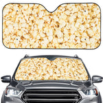Popcorn Print Car Windshield Sun Shade