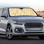 Popcorn Print Car Windshield Sun Shade