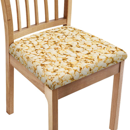 Popcorn Print Chair Cushion Cover