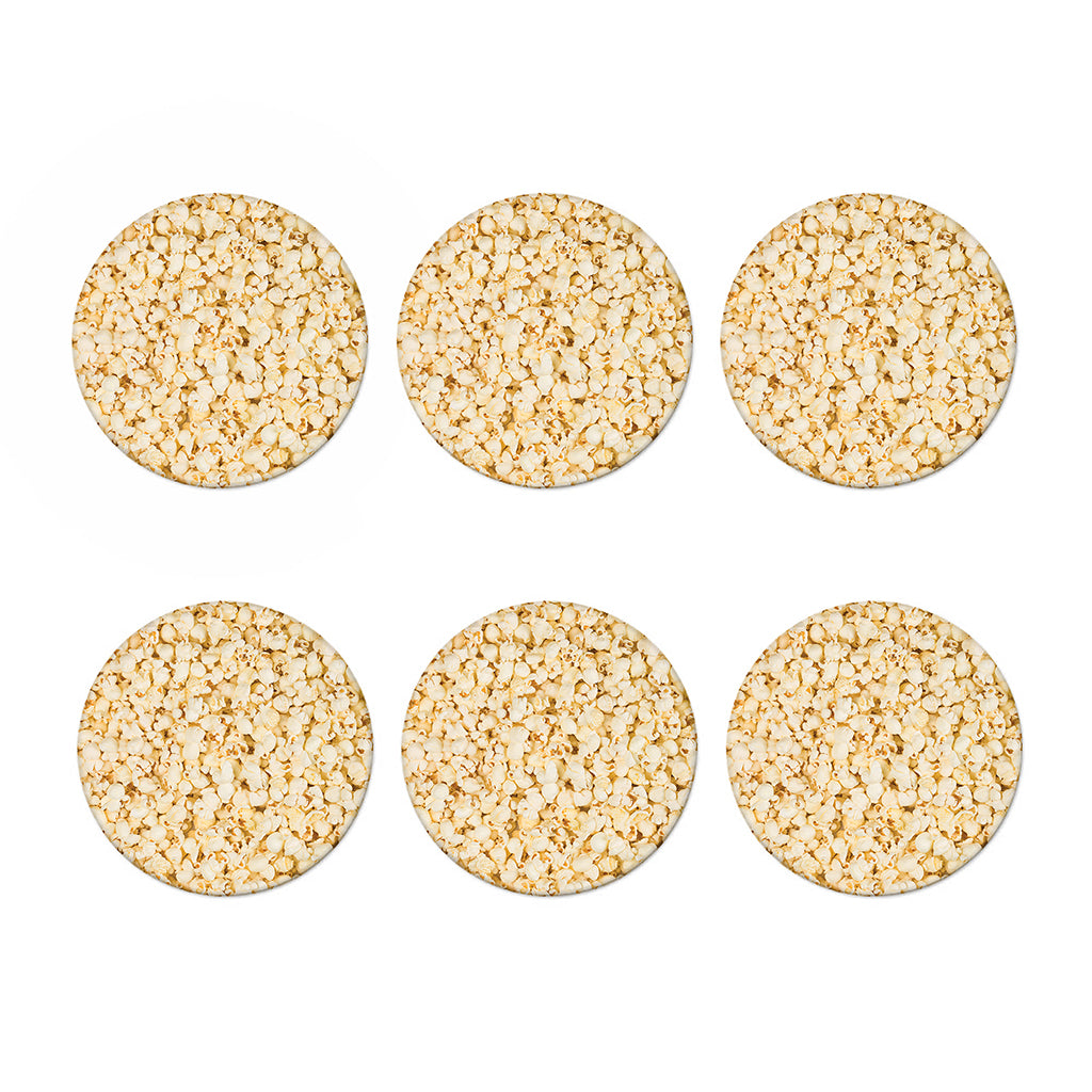 Popcorn Print Coaster Set