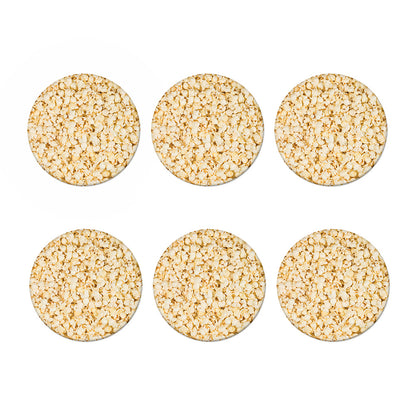 Popcorn Print Coaster Set