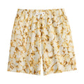 Popcorn Print Cotton Shorts