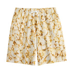 Popcorn Print Cotton Shorts