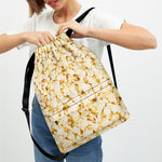 Popcorn Print Drawstring Backpack