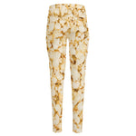 Popcorn Print High-Waisted Pocket Leggings