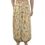 Popcorn Print Lantern Pants