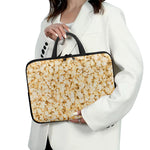 Popcorn Print Laptop Sleeve With Handle