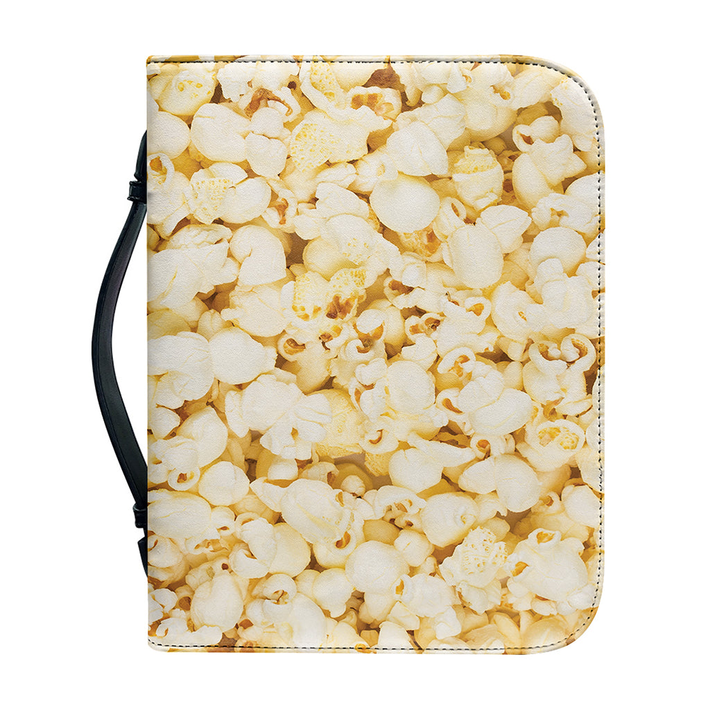 Popcorn Print Leather Bible Cover