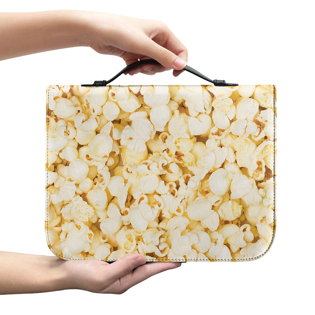 Popcorn Print Leather Bible Cover
