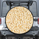 Popcorn Print Leather Spare Tire Cover