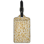 Popcorn Print Luggage Tag