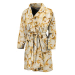 Popcorn Print Men's Bathrobe