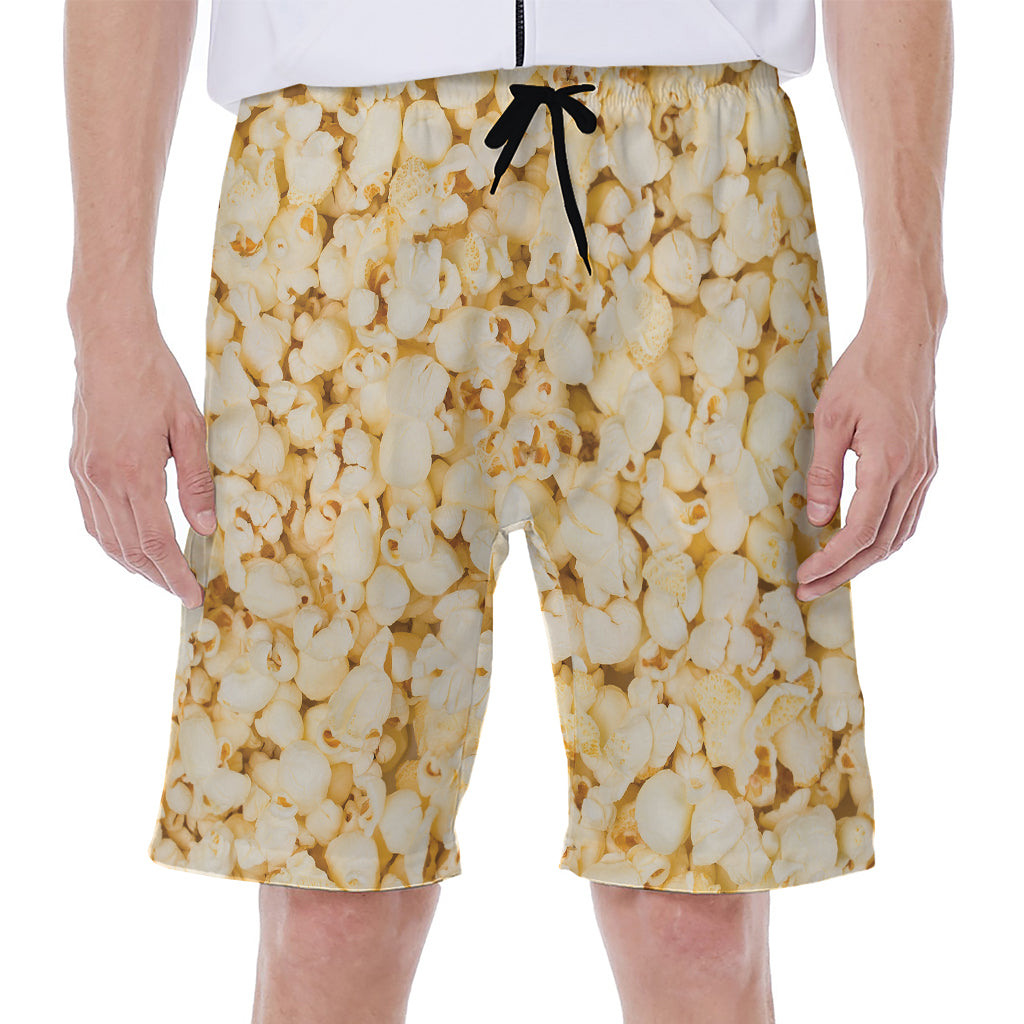 Popcorn Print Men's Beach Shorts