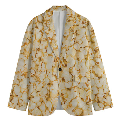 Popcorn Print Men's Blazer