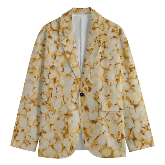 Popcorn Print Men's Blazer
