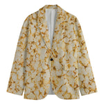 Popcorn Print Men's Cotton Blazer