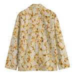 Popcorn Print Men's Cotton Blazer