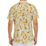 Popcorn Print Men's Deep V-Neck Shirt