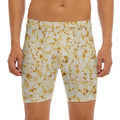 Popcorn Print Men's Long Boxer Briefs