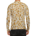 Popcorn Print Men's Long Sleeve Rash Guard