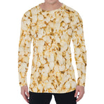 Popcorn Print Men's Long Sleeve T-Shirt