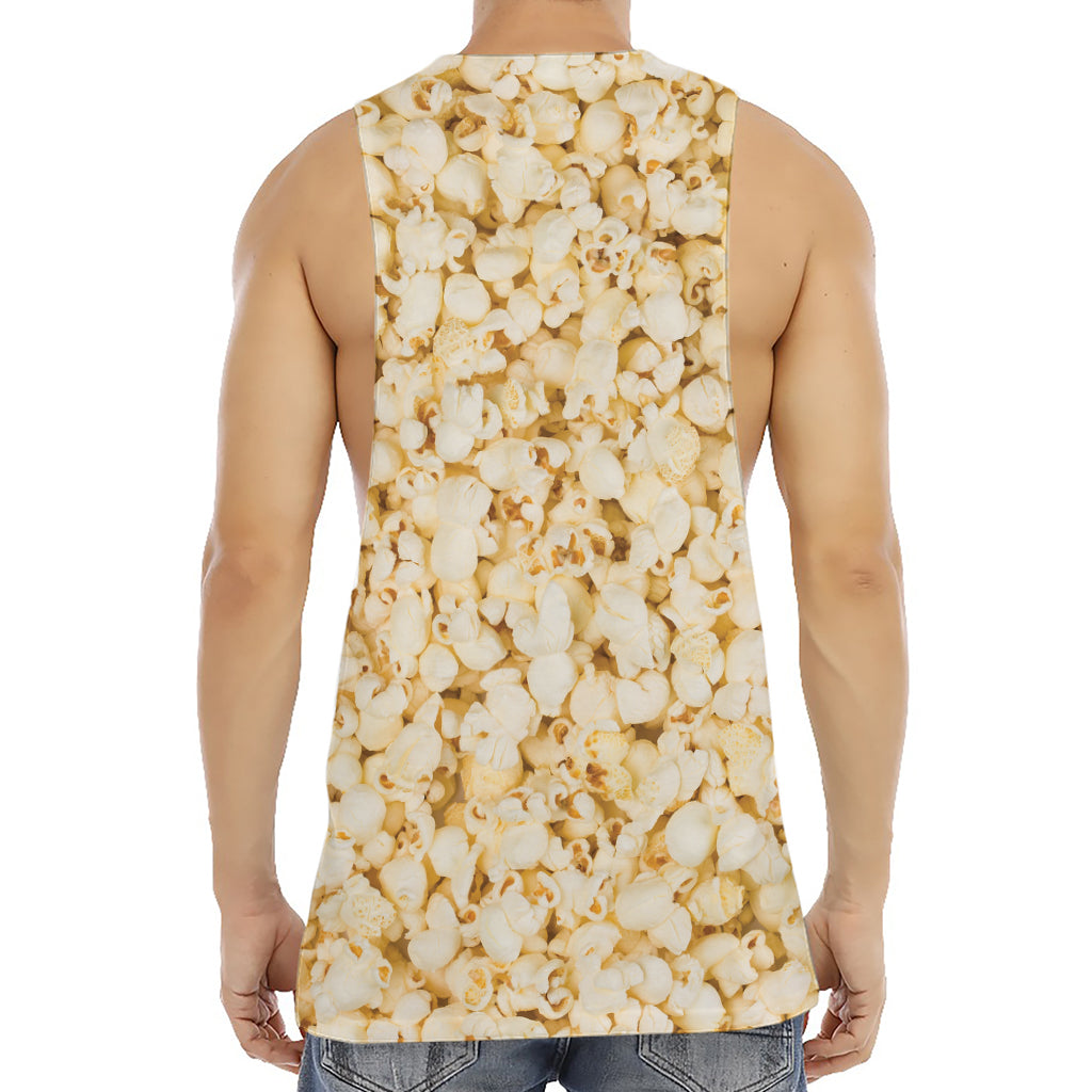 Popcorn Print Men's Muscle Tank Top