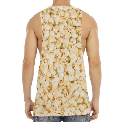 Popcorn Print Men's Muscle Tank Top