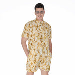 Popcorn Print Men's Rompers
