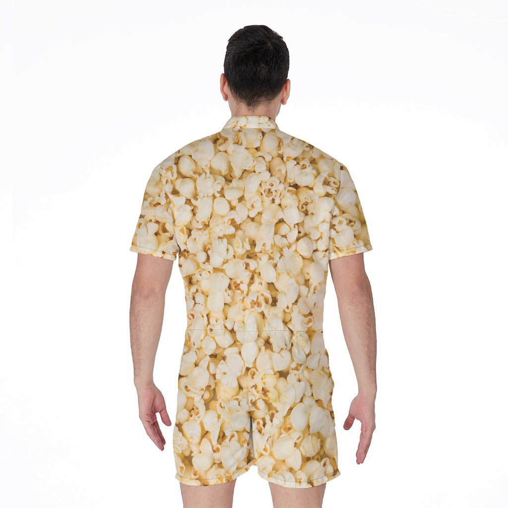 Popcorn Print Men's Rompers