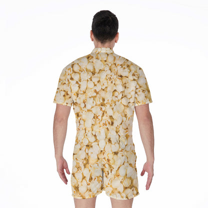 Popcorn Print Men's Rompers