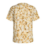 Popcorn Print Men's Sports T-Shirt