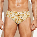 Popcorn Print Men's Swim Briefs