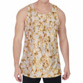 Popcorn Print Men's Velvet Tank Top