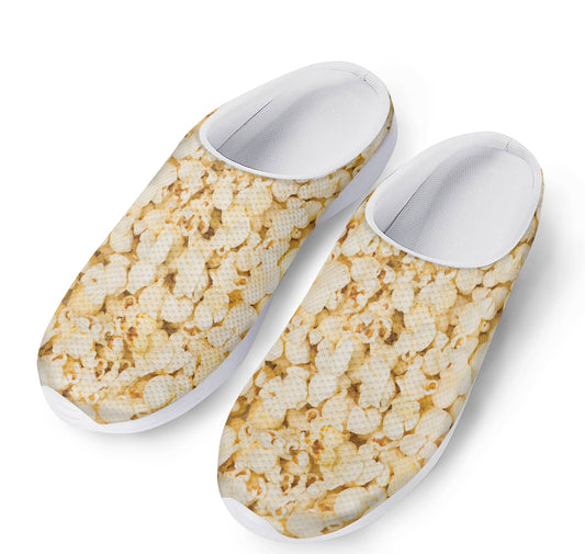Popcorn Print Mesh Casual Shoes