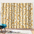 Popcorn Print Pencil Pleat Curtains